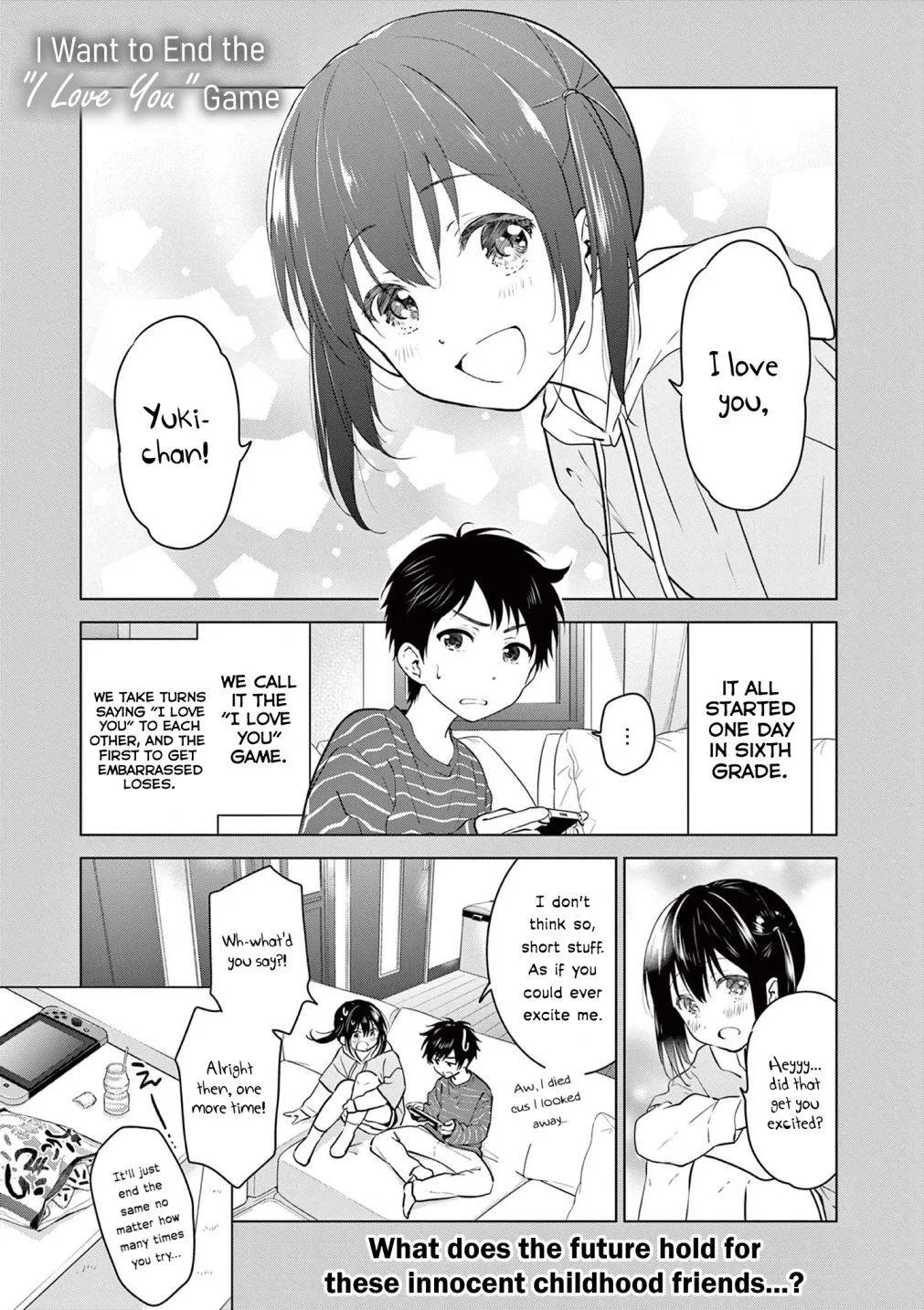 I Want to End the Game That I Love,I Want to End the "I Love You" Game Chapter 1 – Page 1