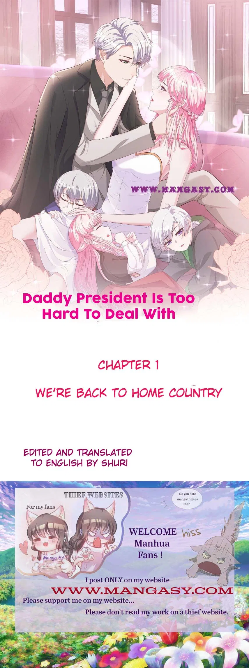 Daddy President Is Too Hard To Deal With Chapter 1 – Page 1