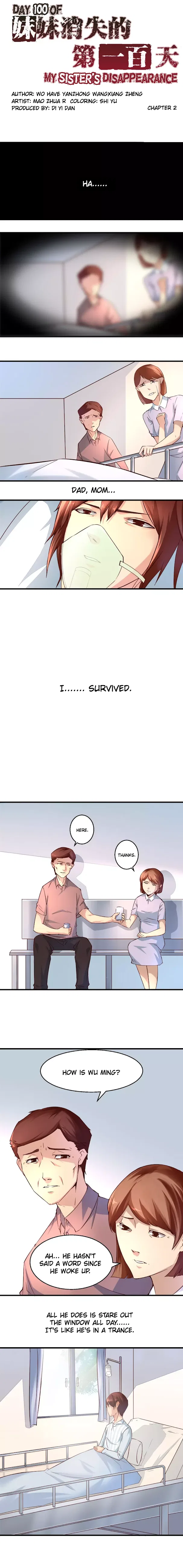 Day 100 of My Sister’s Disappearance Chapter 2 – Page 1